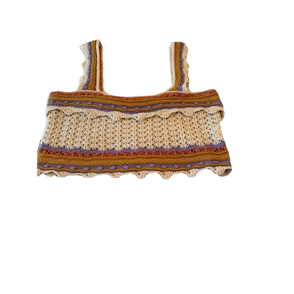 Crochet Crop Top size Large